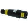 Emerson Appleton Industrial Power Connector, Cable Mount, 3P+PE, 16A, 380V/415V AC, IP66, IECEx/ATEX, Yellow