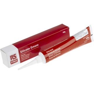 RS PRO Silicone Grease Tube 100 g Wide Temperature Range 200°C Clear Silicone Grease 494-124
