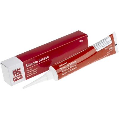 RS PRO Silicone Grease Tube 100 g Wide Temperature Range 200°C Clear Silicone Grease 494-124