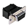 RS PRO 9 Way Straight Cable D-Sub Connector Female 1.27 mm Pitch Zinc-Plated Steel, 3A 250V 492-648