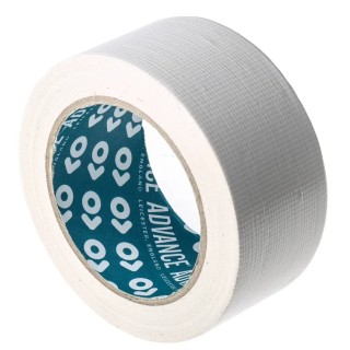 Advance Tapes AT170 Duct Tape, White, 25m x 50mm, Gloss Finish, Polycloth, Rubber Resin Adhesive AT170