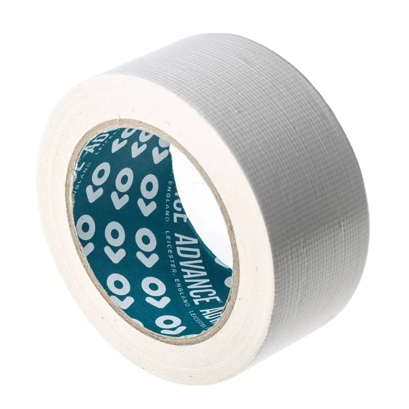 Advance Tapes AT170 Duct Tape, White, 25m x 50mm, Gloss Finish, Polycloth, Rubber Resin Adhesive AT170