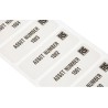 RS PRO Pre-Printed Adhesive Asset Labels, 2999 Pcs, 58 x 22 mm, Black on White, Adhesive, 494-540