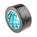 Advance Tapes AT170 Duct Tape Black Gloss Finish, 25m x 50mm, Fabric Backing, Rubber Resin Adhesive AT170