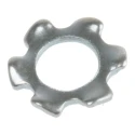 RS PRO Steel Bright Zinc External Tooth Locking Washer M2.5 DIN 6797A 276-831