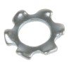RS PRO Steel Bright Zinc External Tooth Locking Washer M2.5 DIN 6797A 276-831