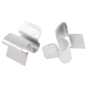 RS PRO Girder Cable Clip Stainless Steel, Passivated Zinc Plated, 4 mm Flange Thickness, Model 277-070