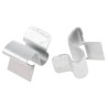 RS PRO Girder Cable Clip Stainless Steel, Passivated Zinc Plated, 4 mm Flange Thickness, Model 277-070