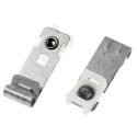 RS PRO Girder Cable Tie Base, Steel Nylon, Vertical, 1.5–5 mm Flange, Clip-On, 277-266