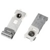 RS PRO Girder Cable Tie Base, Steel Nylon, Vertical, 1.5 - 5 mm Flange, Clip-On, 277-266