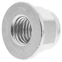 RS PRO Bright Zinc Steel Locknut M12, Nylon Insert, Grade 8 Steel, DIN 6926 275-642
