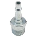 PCL Steel Pneumatic Quick Connect Coupling 1/2 in Male R, Yellow Zinc Passivated Finish, 13.8 Bar Max Pressure ACA6584