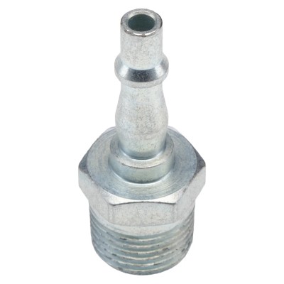 PCL Steel Pneumatic Quick Connect Coupling 1/2 in Male R, Yellow Zinc Passivated Finish, 13.8 Bar Max Pressure ACA6584