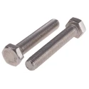 RS PRO Plain Stainless Steel Hex Bolt M12 x 70 mm DIN 933 276-601