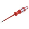 Wera Insulated Screwdriver 80 mm Blade, Stainless Steel, 0.5 mm Tip, VDE/1000V, 161 mm Overall Length 05022729001