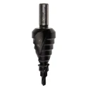 EXACT High Speed Steel Step Drill Bit, 4 to 12 mm Range, Hex Shank, Titanium Aluminium Nitride Finish, 4407022