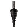 EXACT High Speed Steel Step Drill Bit, 4 to 12 mm Range, Hex Shank, Titanium Aluminium Nitride Finish, 4407022