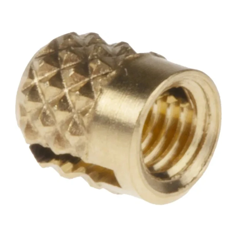 RS PRO Brass Threaded Insert Flush M3 Size, 4 mm Fixing Hole, 4.22 mm OD, 4.78 mm Depth, Model 278-534