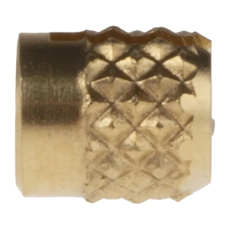 RS PRO Brass Threaded Insert Flush M3 Size, 4 mm Fixing Hole, 4.22 mm OD, 4.78 mm Depth, Model 278-534
