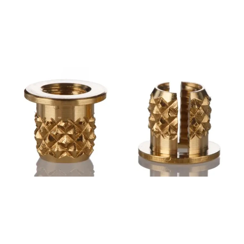 RS PRO Brass Threaded Insert M3 Flanged 4 mm Hole, 4.22 mm OD, 4.78 mm Depth, Model 278-584