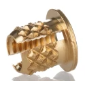 RS PRO Brass Threaded Insert M3 Flanged 4 mm Hole, 4.22 mm OD, 4.78 mm Depth, Model 278-584
