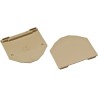 RS PRO End Cover for DIN Rail Terminal Blocks, Polyamide 66, Beige, Model 501-742