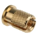RS PRO Brass Threaded Insert M6 Flanged, 8 mm Fixing Hole, 8.26 mm OD, 12.7 mm Depth, 278-629