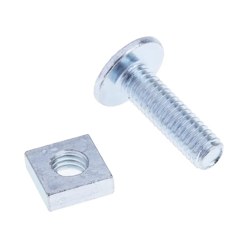 RS PRO Bright Zinc-Plated Steel Roofing Bolt M6 x 20mm, Grade 4.8, Mushroom Head, Phillips Drive, Box of 100, 277-626