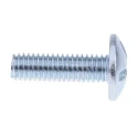 RS PRO Bright Zinc-Plated Steel Roofing Bolt M6 x 20mm, Grade 4.8, Mushroom Head, Phillips Drive, Box of 100, 277-626