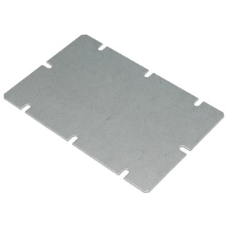 Fibox MIV 150 Mounting Plate, Steel, Smoked Grey, 98mm Width, 148mm Length, for MNX Series