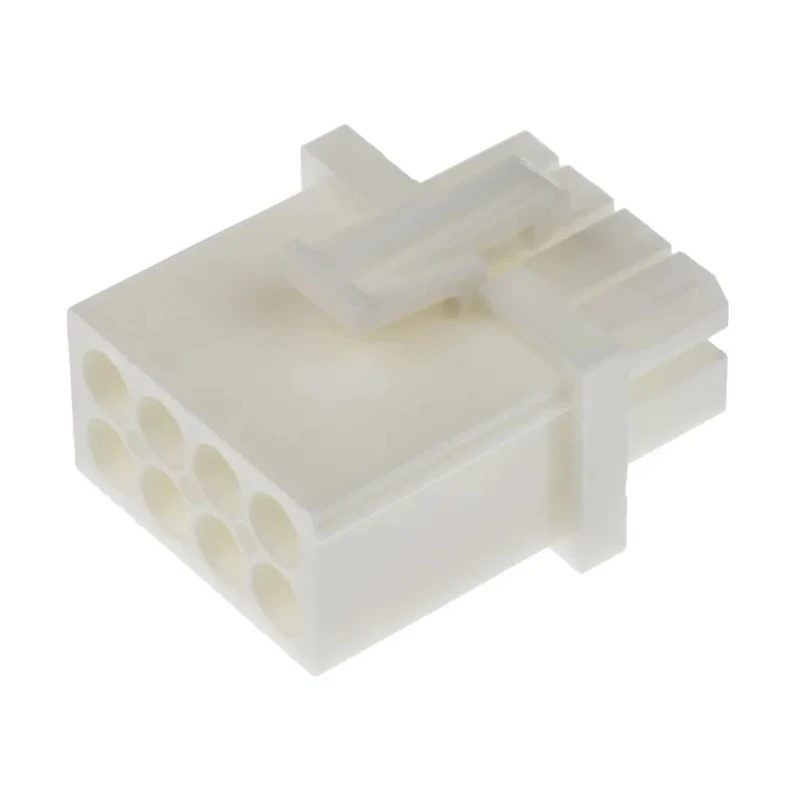 TE Connectivity Mini-Universal MATE-N-LOK Wire to Wire Connector, 8 Crimp, Cable Mount, Male, Nylon, 600V AC 9A, 794821-1