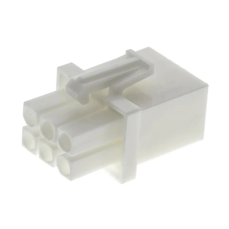 TE Connectivity Mini-Universal MATE-N-LOK Wire to Wire Connector Cable, 6 Crimp, 600V AC, 9A, Nylon, Male, 794895-1
