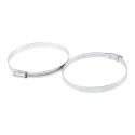 HI-GRIP Stainless Steel Worm Drive Hose Clip, Slotted Hex, 70 mm Max ID, HGS70BP