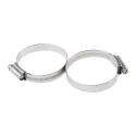 HI-GRIP Stainless Steel Worm Drive Hose Clip, Slotted Hex, 70 mm Max ID, HGS70BP