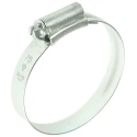 HI-GRIP Steel Worm Drive Hose Clip, 70 mm Max ID, Slotted Hex Head, Zinc Plated, HGZ70BP