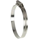 HI-GRIP Stainless Steel Worm Drive Hose Clip, Slotted Hex Head, 80–100 mm ID, Zinc Plated, HGS100BP