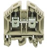 RS PRO RK Series DIN Rail Terminal Block, Brown, Screw, Feed Through, 16mm², 2.5mm², 800V, Max Current 85A 501-770