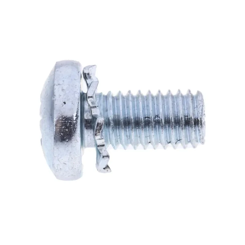 RS PRO Sems Screw M5 x 10 mm Bright Zinc-Plated Steel Pan Head with Spring Washer 278-736