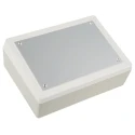 OKW DeskCase 190 Series White ABS Desktop Enclosure 138mm x 190mm x 70mm A9086365+A9186001