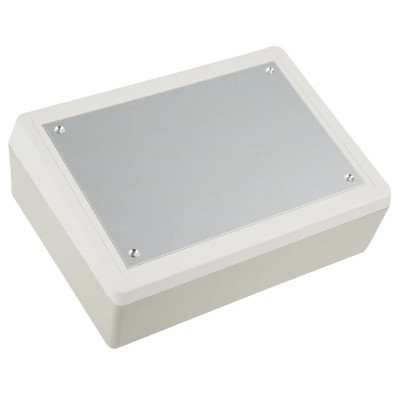 OKW DeskCase 190 Series White ABS Desktop Enclosure 138mm x 190mm x 70mm A9086365+A9186001