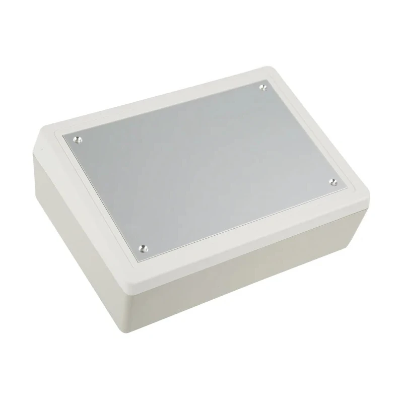 OKW DeskCase 190 Series White ABS Desktop Enclosure 138mm x 190mm x 70mm A9086365+A9186001