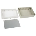 OKW DeskCase 190 Series White ABS Desktop Enclosure 138mm x 190mm x 70mm A9086365+A9186001
