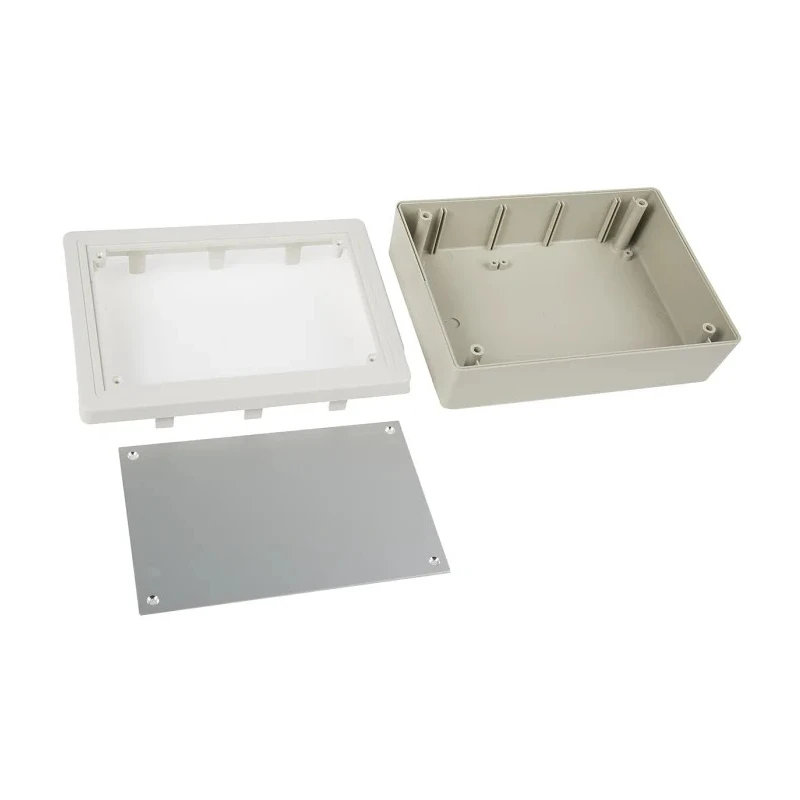 OKW DeskCase 190 Series White ABS Desktop Enclosure 138mm x 190mm x 70mm A9086365+A9186001