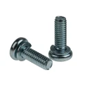 RS PRO Bright Zinc Steel Pan Head Sems Screw, 16mm M4, Spring Washer, Pozidriv, BS 4183/DIN 127B 279-199
