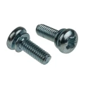 RS PRO Bright Zinc Steel Pan Head Sems Screw, 16mm M4, Spring Washer, Pozidriv, BS 4183/DIN 127B 279-199