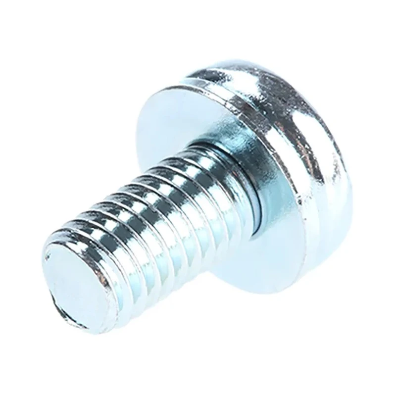 RS PRO Bright Zinc Steel Sems Screw, Pan Head, Spring Washer, M5 Thread, 16mm Length, Pozidriv BS 4183/DIN 127B 279-234