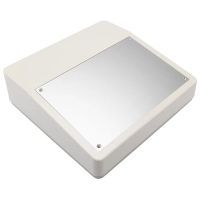 OKW DeskCase 190 Series White Grey ABS Desktop Enclosure 228 x 216 x 76 mm IP40 A9084165+A9184001