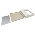 OKW DeskCase 190 Series White Grey ABS Desktop Enclosure 228 x 216 x 76 mm IP40 A9084165+A9184001