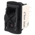 APEM Illuminated Rocker Switch SPST On-On KR362AKXJA, Panel Mount, IP68, Nylon, 24V DC, 125V AC, 5A