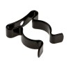RS PRO Nylon-Coated Stainless Steel Spring Clip 19.05 mm, 7.94 mm Height, 3.6 mm Fixing Hole, Black 507-797